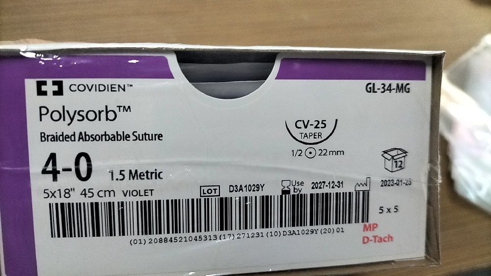 柯惠Covidien縫線GL-34MG